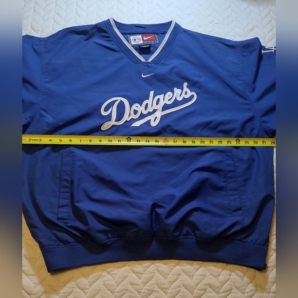Vintage Nike Blue Dodgers Men's Sweater - Picture 7 of 8